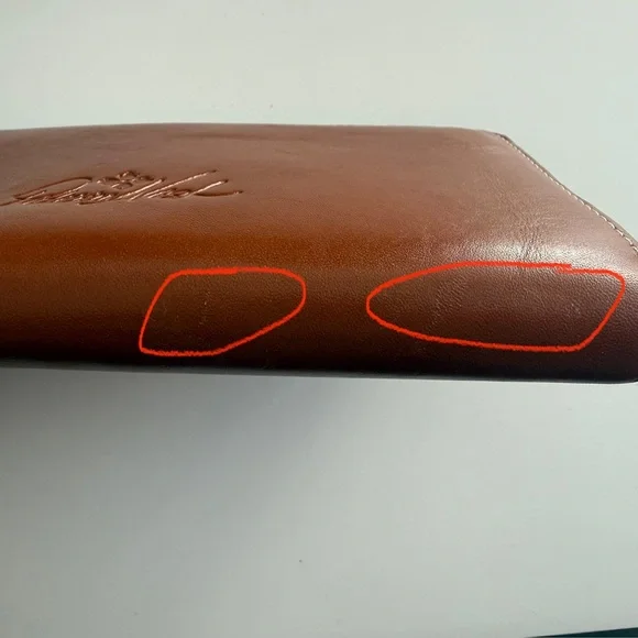 NWT Patricia Nash Brown Leather Wristlet Wallet - Picture 7 of 7